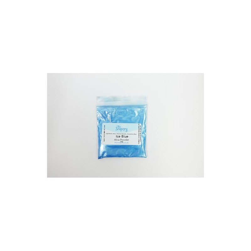 Cosmetic Mica Powder Ice Blue 3g-20g for Soap, Eyeshadow, Bathbombs