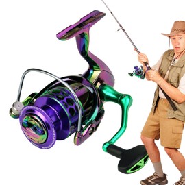 Fishing Reel,Spin Reel Saltwater | Gear Ratio Wheel Baitcasting Spinner for Adventures Inshore Catfish Catfishing Trout Bass
