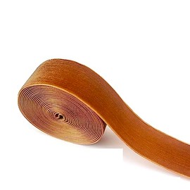 Heyiwell 5Yard Brown Velvet Ribbon for Home Decor, Wrapping,DIY Crafts 38mm(1 1/2" Inch)