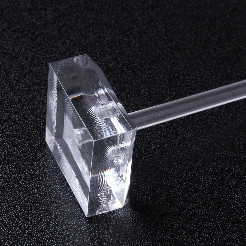 CENPEK 4 x Clear Acrylic T Shaped Earring Display Stand