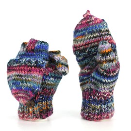 LOUDelephant Wool Knit Fingerless Shooter Gloves - SD Electric