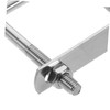 iplusmile 4pcs U-Shaped Square Clamp Stainless Steel U-Bolts for Secure