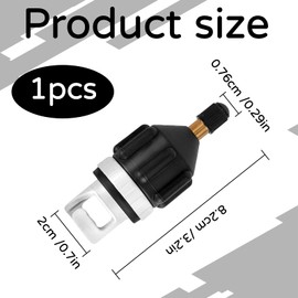 Sup Valve Adapter, Sup Adapter for Compressor, Sup Motor Valve, Suppump Accessories, Aadapter for Kayak, Dingy, Boats, Paddle Board, Inflatable Boat, Stand Up Paddle Board
