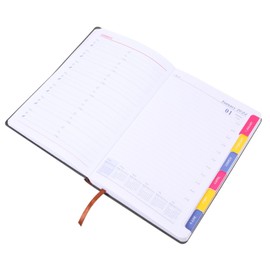 GANAZONO Soft Cover Study Calendar Notepad for Homeschool Day Work Planner Appointment Organizer To Do List Date Plan Pad Blue Design for Easy Daily Tracking