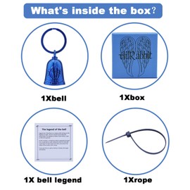 AilRabbit Bell for Motorcycle - Motorcycle Men Bell, Helps You Drive Away Mechanical Problems and Bad Luck On Your Journey