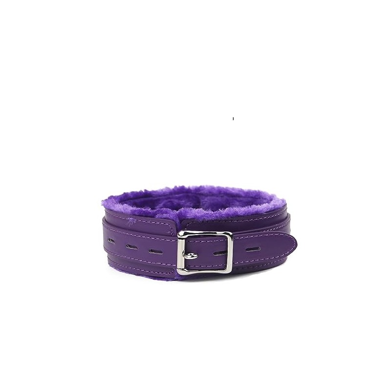 Blinan Leather choker Collar with Lock Adjustable Size for women