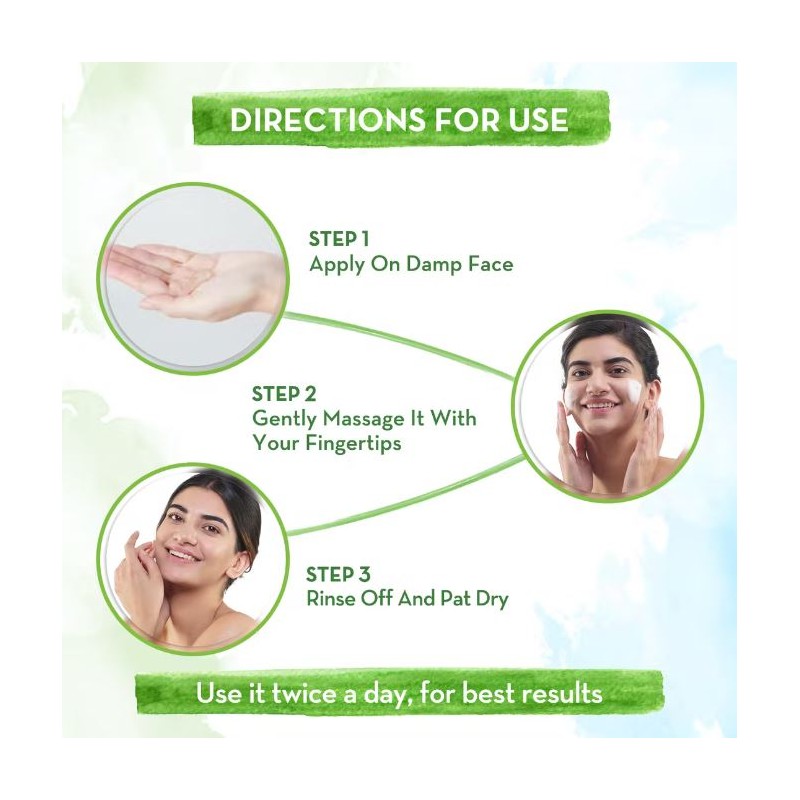Mamaearth Rice Dewy Bright Face Wash for Glass Skin (100/