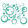 Wall Decor Plus More WDPM197 Wall Vinyl Sticker Decal Circles