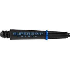 Harrows Supergrip Carbon Shafts - 5 sets (15) (Short, Black/Aqua)