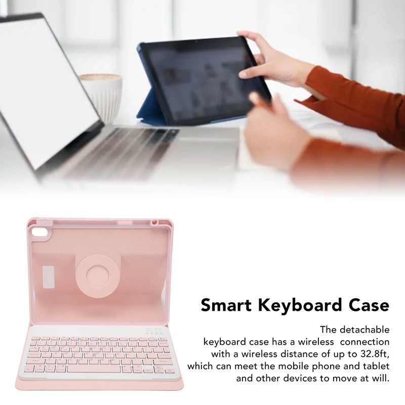 Tablet Keyboard Case Detachable Rotatable Keyboard Case Wireless Bluetooth Keyboard
