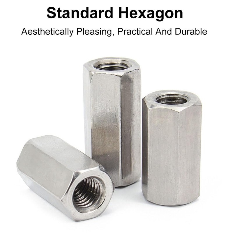 M14 x 2-Pitch x 40mm Long 304 Stainless Steel Hex
