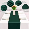 12 Pack Sage Green Satin Table Runner 12 x 108