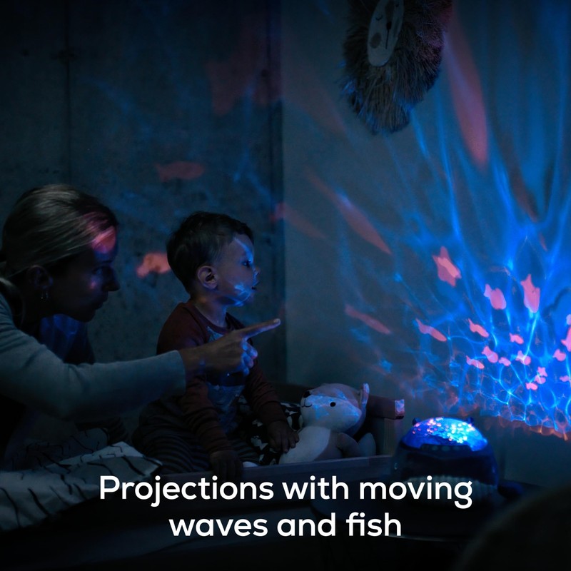 Angelcare Bobbi The Whale Ceiling Night Light Projector for Babies