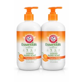 Arm & Hammer Essentials with Gentle Baking Soda, Liquid Hand Soap, 12 fl oz. (Tropical Mango)