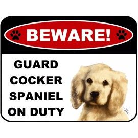 Red Blinky LED Light Up Red Flashing Blinking Attention Grabbing Laminated Dog Sign Beware