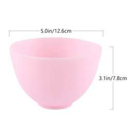 Operitacx Face Mask Bowl 3 Pieces Mask Bowl Mixing Bowl Mud Mask Cup Mixing Bowls Cosmetic Beauty Tool for Skin Care Products Face Mask Pink
