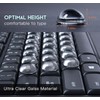 Keyboard Stickers for Long Nails - Clear Glass Long Nail