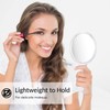 D Handheld Mirror with Handle 3.9" W x 8.3" L