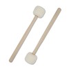 Cheerock 1 Pair Anti-slip Wool Felt Drum Mallets, 12.8 Inch