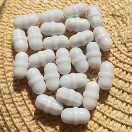 10 barras magnéticas de agitador de PTFE (6 x 12 mm, con forma de anillo)