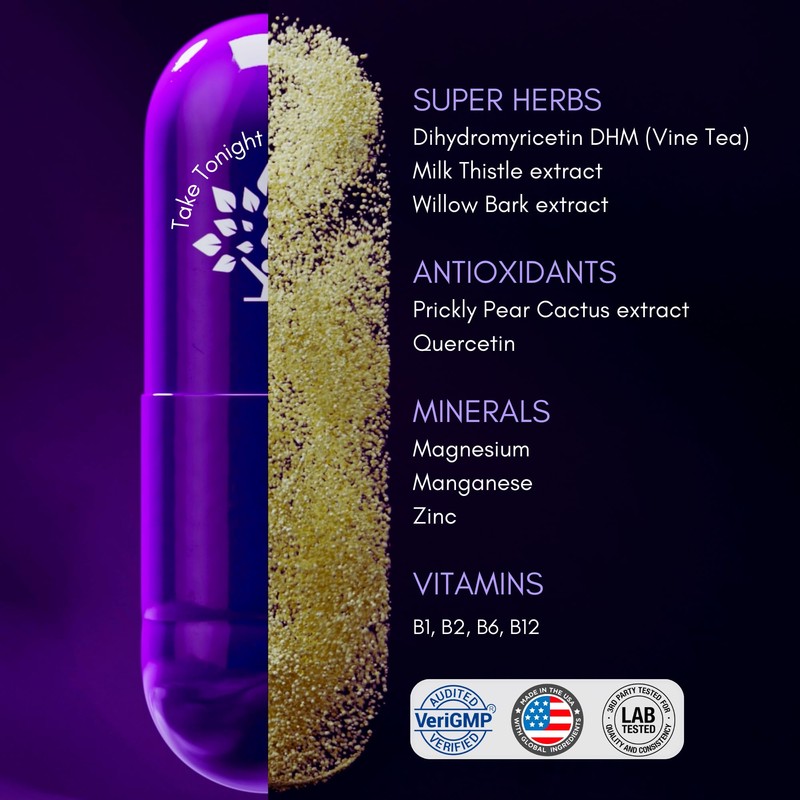 purple tree Post-Celebration Wellness Vitamins | Liver Support, Rapid Hydration,