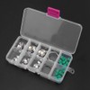 100 unids/caja de kits dentales, matrices dentales, matrices contorneadas seccionales