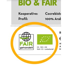 Coffee Organic & Fair The Elegant Espresso from Gourvita, 500 g Bean, Perfect for Fully Automatic Machines and Espresso Machines, Fair Trade and Organic Quality