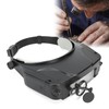 1.5X 3X 9.5X 11X Head Wearing Magnifier Multi Functional LED