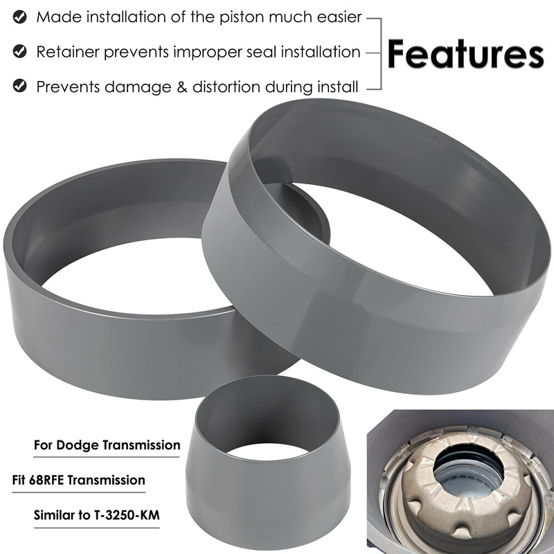 T-3250-KM for Dodge 68RFE Transmission Underdrive Piston and Retainer Install
