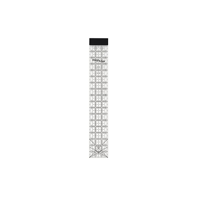 OmniEdge 5-by-18-Inch Non-Slip Quilter's Ruler