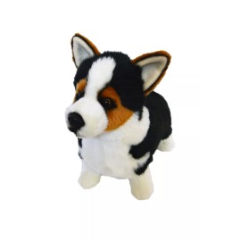 Auswella Plush 17 Inch Carlton Corgi Plush Stuffed Animal-Corgi Plush Dog