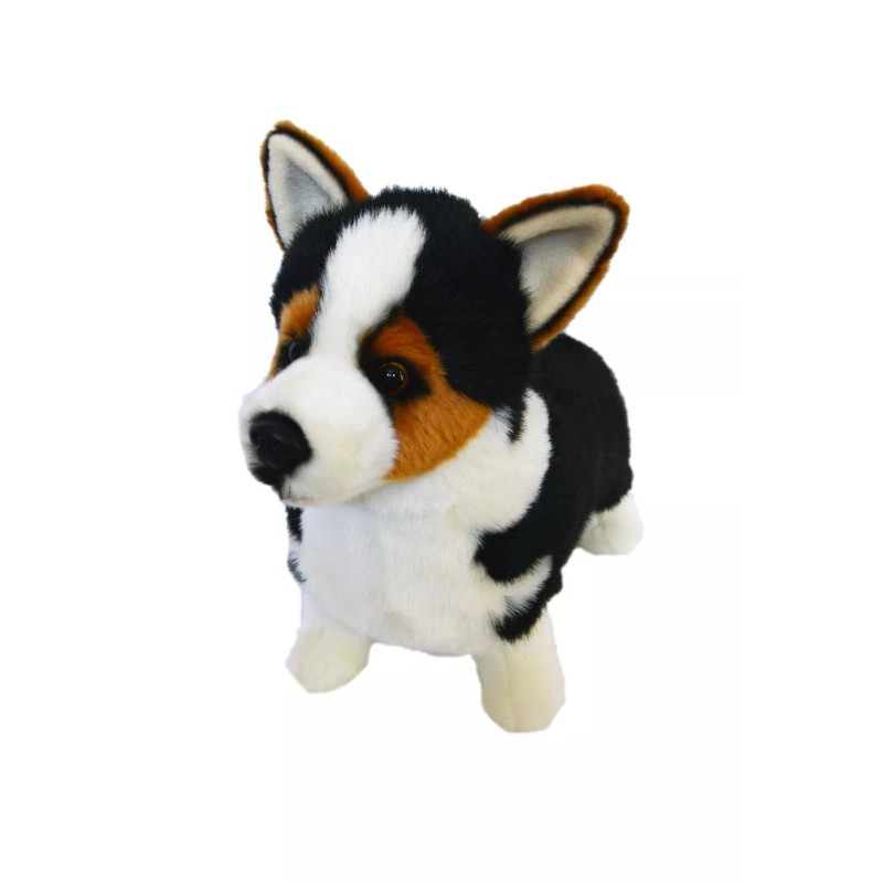 Auswella Plush 17 Inch Carlton Corgi Plush Stuffed Animal-Corgi Plush