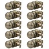 Probrico Closet Door Knobs Antique Brass, Interior Door Knobs No