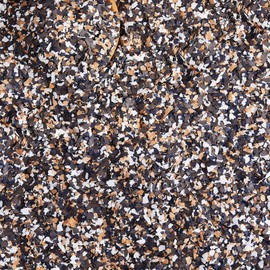 Taiyin 2.8 Kg/ 6.17 lb Blend Decorative Color Chips Epoxy Flakes for Garage Floor Blend Concrete Coatings Paint Chips for Wall Interior Exterior Basement(Black, White, Yellow, Coffee,2-4 mm)