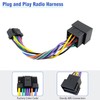 Jayubien - Adaptador de mazo de cables de radio compatible
