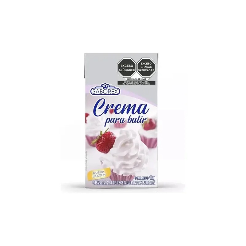 Crema Para Batir Saborex Tetrapack Para Sifón 12kg