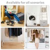 FHSQX 2 Pack Shoe Organizer for Closet,Fits up to 24