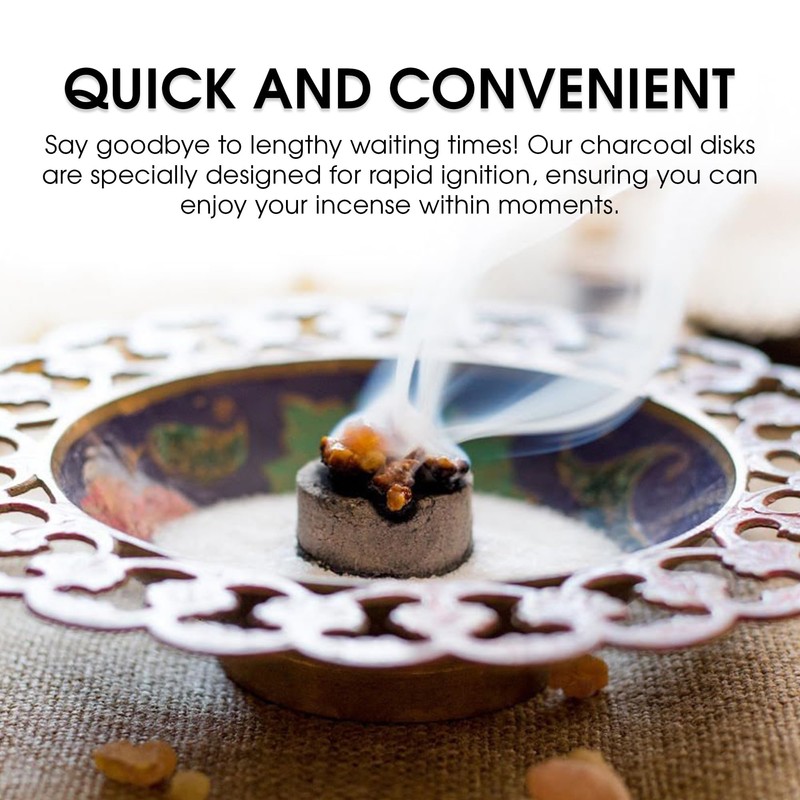 Sunlight® Charcoal Tablets for Incense– Quick Light Charcoal Tablets –