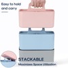 Multiuse Caddy Organizer with Handle - Stackable Plastic Tote Bin