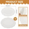 sourcing map 140pcs Paper Doilies, 9.1" x 6.3" Oval Lace