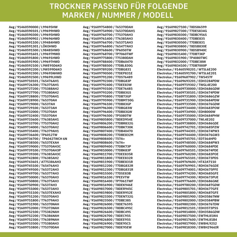 eVendix AEG 125002061/5 Condenser 10µF for Tumble Dryer Washer Dryer