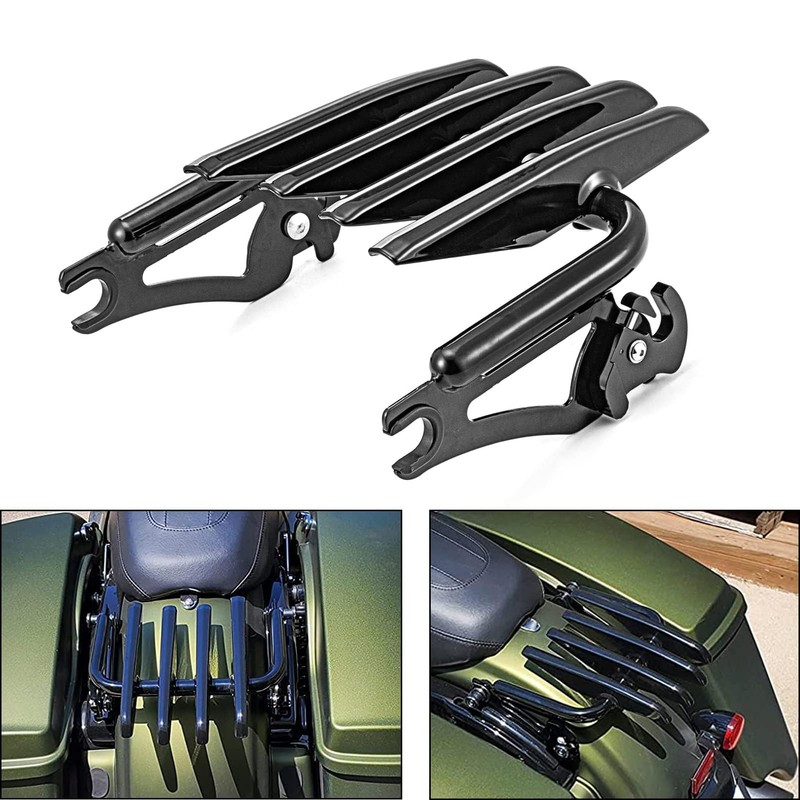 Dasen Stealth Luggage Rack Detachable Compatible with Harley Touring Road