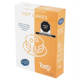 Tasty Harina para Hot Cakes sin azúcar adicionada con fibra 300gr
