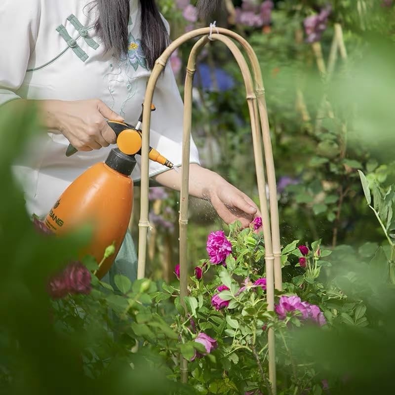 Moromyse Plant Trellis Indoor 16in Bamboo Trellis Loop - Shaped