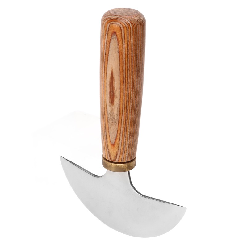 Round Leather Knife DIY High Carbon Steel Leather Cutting Tools