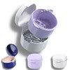 Archtypes Denture Case, Denture Cleaner, Retainer Case, Mouthpiece, Cleaning Case,