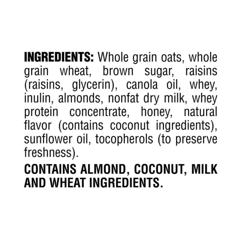 Simply Oats, Honey, Raisins & Almonds Granola, 34.5 oz Bags,