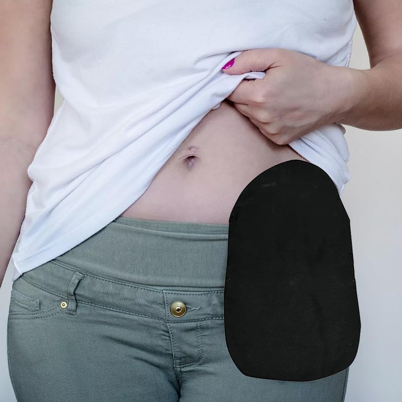 Tomedeks Stoma Bag Covers,Washable Colostomy Bag Covers,Reusable Odor Control Ostomy