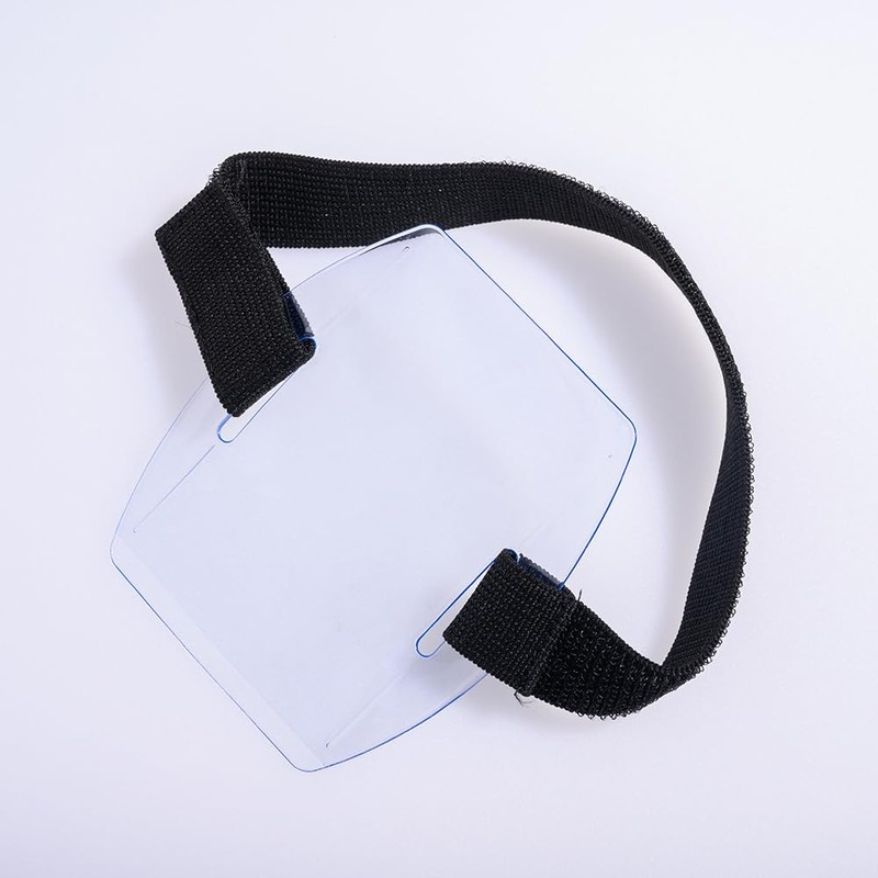 Aotunbey 10 Pcs Arm Badge Holder Armband ID Card Holder