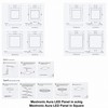 Mextronic LED Recessed Panel Square Warm White 12 W Diameter
